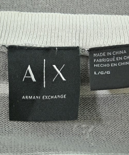 A/X ARMANI EXCHANGE（アルマーニエクスチェンジ）ニット・セーター グレー サイズ:L メンズ/2200568760073