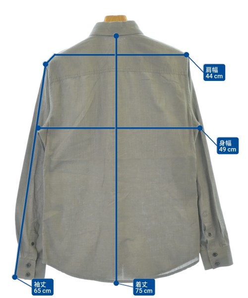 A/X ARMANI EXCHANGE（アルマーニエクスチェンジ）カジュアルシャツ グレー サイズ:S メンズ/2200537002067