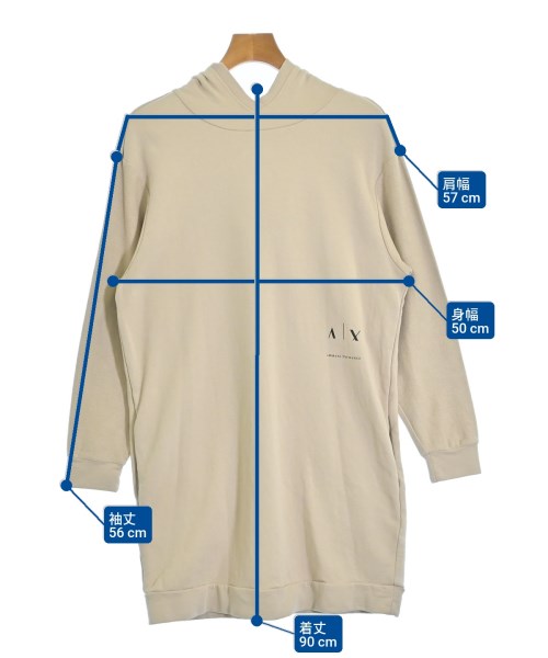 A/X ARMANI EXCHANGE（アルマーニエクスチェンジ）パーカー ベージュ サイズ:L メンズ/2200540054022