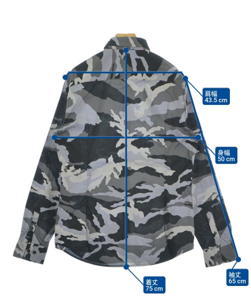 A/X ARMANI EXCHANGE（アルマーニエクスチェンジ）カジュアルシャツ グレー サイズ:S メンズ/2200544602274