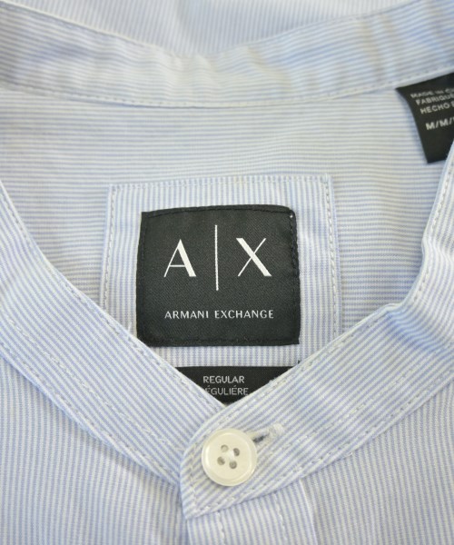 A/X ARMANI EXCHANGE（アルマーニエクスチェンジ）カジュアルシャツ 青 サイズ:M メンズ/2200552530095