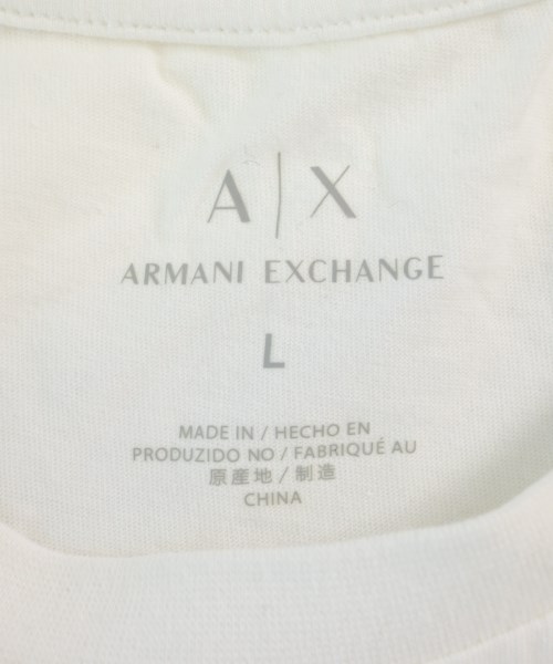 A/X ARMANI EXCHANGE（アルマーニエクスチェンジ）Tシャツ・カットソー 白 サイズ:L メンズ/2200624991113
