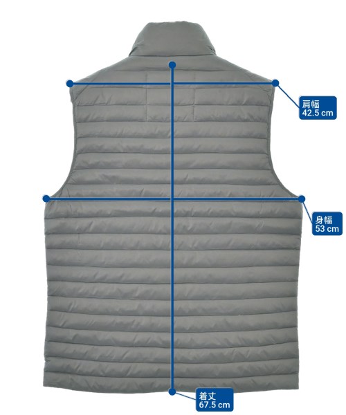 A/X ARMANI EXCHANGE（アルマーニエクスチェンジ）ダウンジャケット/ダウンベスト グレー サイズ:M メンズ/2200616400012