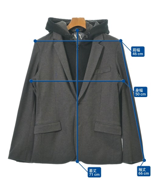 A/X ARMANI EXCHANGE（アルマーニエクスチェンジ）ジャケット グレー サイズ:M メンズ/2200616400029