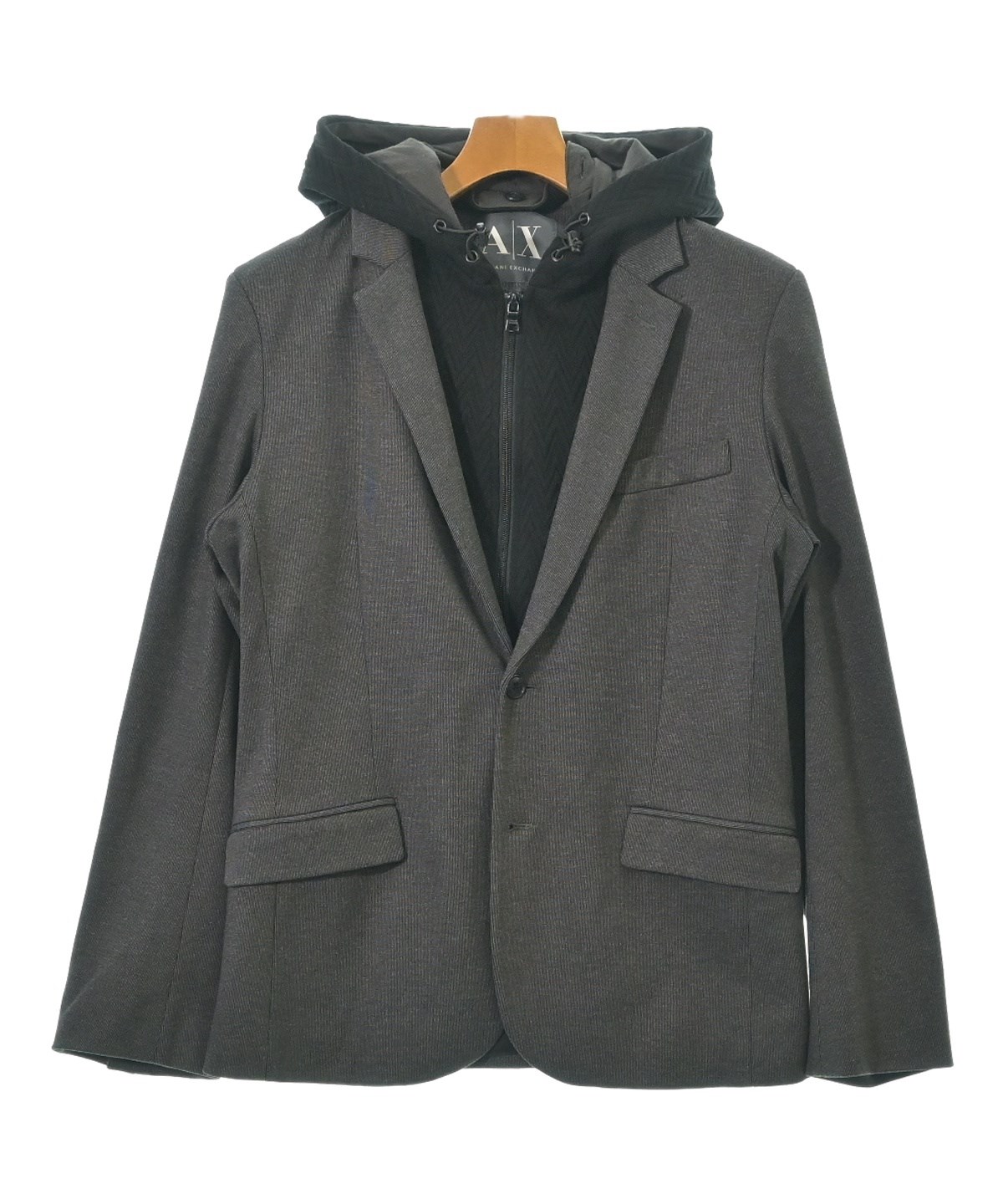 AX Armani Exchange グレーハンサム テーラードジャケット A/X ARMANI EXCHANGE（アルマーニエクスチェンジ）ジャケット グレー