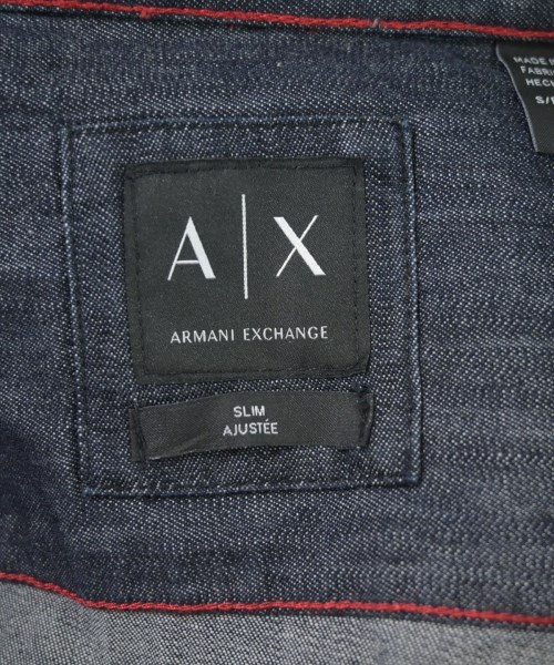 A/X ARMANI EXCHANGE（アルマーニエクスチェンジ）カジュアルシャツ 紺 サイズ:S メンズ/2200615062020