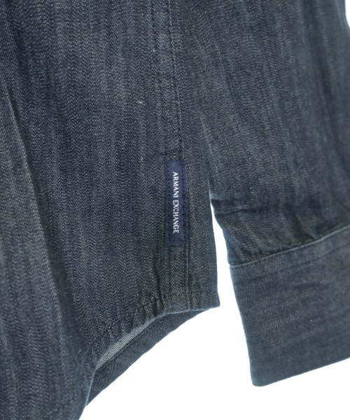 A/X ARMANI EXCHANGE（アルマーニエクスチェンジ）カジュアルシャツ 紺 サイズ:S メンズ/2200615062020