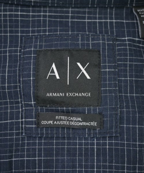 A/X ARMANI EXCHANGE（アルマーニエクスチェンジ）カジュアルシャツ 紺 サイズ:S メンズ/2200615062037