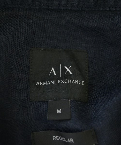 A/X ARMANI EXCHANGE（アルマーニエクスチェンジ）カジュアルシャツ 紺 サイズ:M メンズ/2200607760118