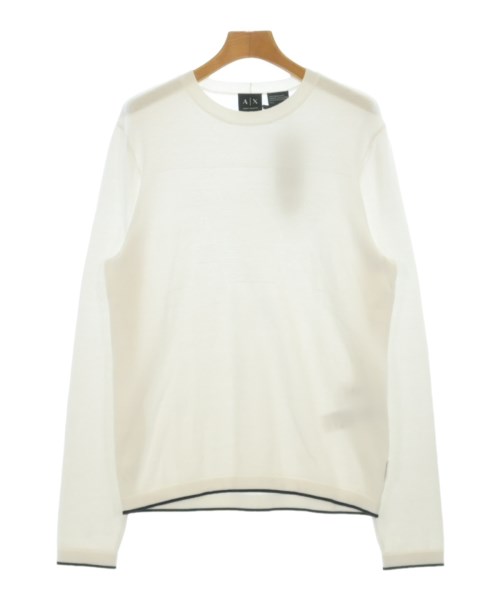 A/X ARMANI EXCHANGE(アルマーニエクスチェンジ)ニット・セーター 白 サイズ:S/2200560819038