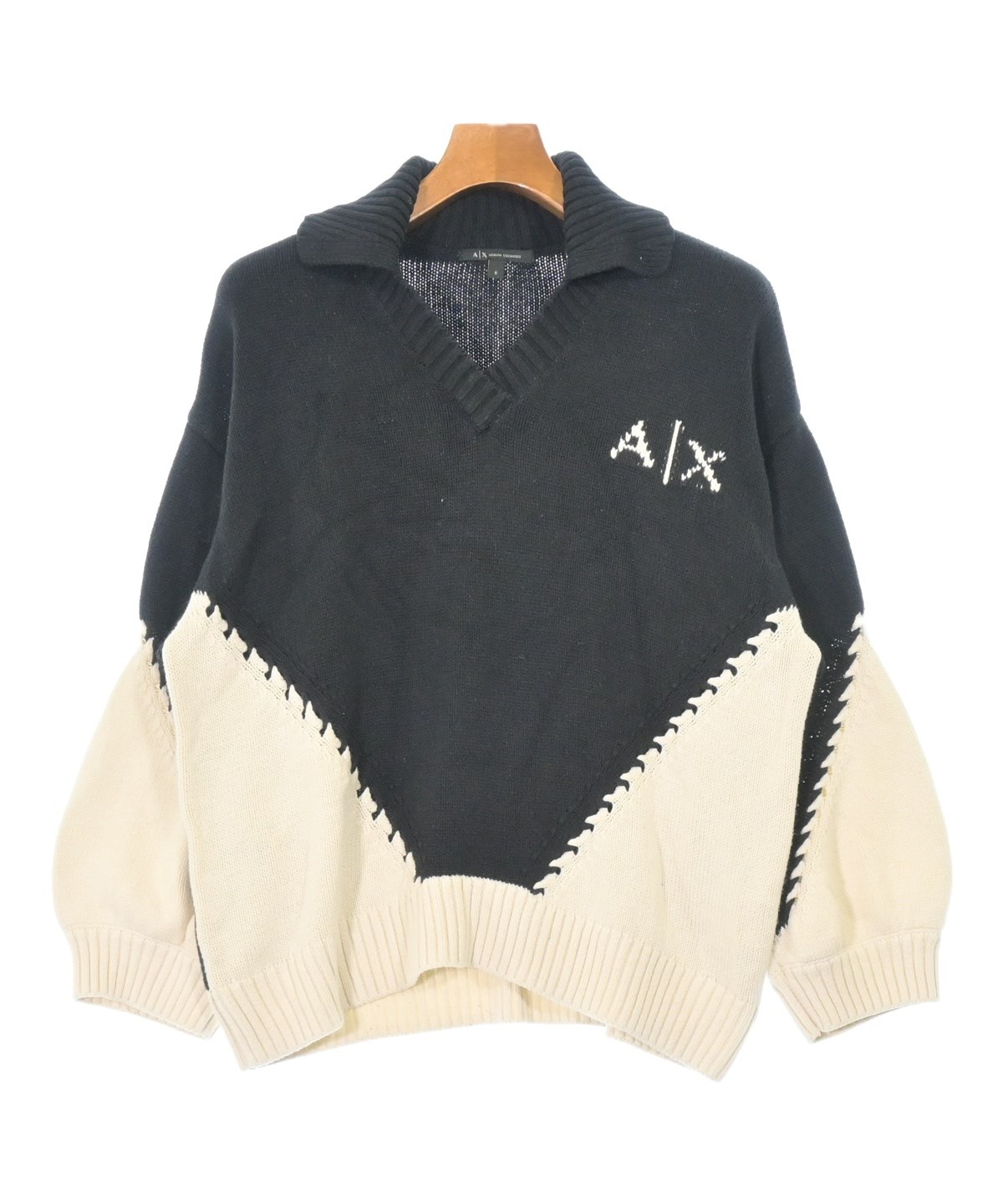 アルマーニエクスチェンジ AX ニット セーター XSサイズ ブラック 