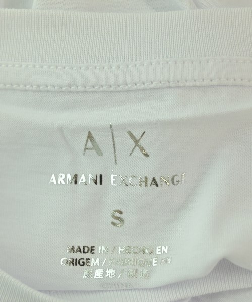 A/X ARMANI EXCHANGE（アルマーニエクスチェンジ）Tシャツ・カットソー 白 サイズ:S メンズ/2200672931017