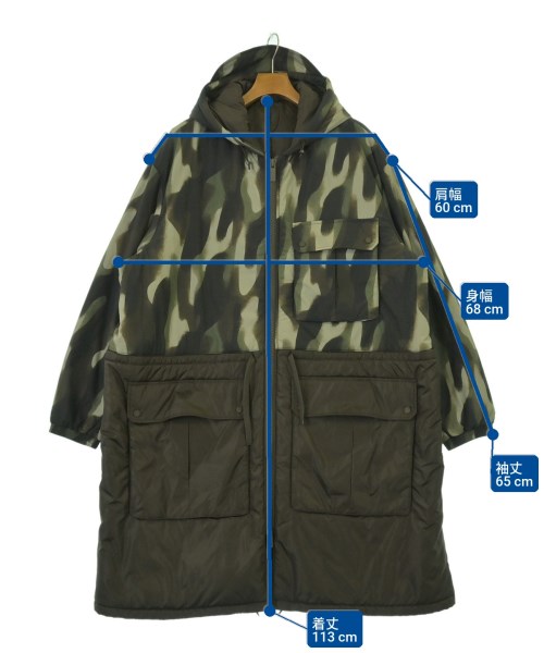 A/X ARMANI EXCHANGE（アルマーニエクスチェンジ）ダウンコート カーキ サイズ:XL メンズ/2200690753479