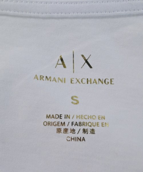 A/X ARMANI EXCHANGE（アルマーニエクスチェンジ）Tシャツ・カットソー 白 サイズ:S メンズ/2200701528058