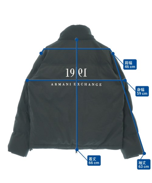 A/X ARMANI EXCHANGE（アルマーニエクスチェンジ）ダウンジャケット/ダウンベスト 黒 サイズ:L レディース/2200660407012