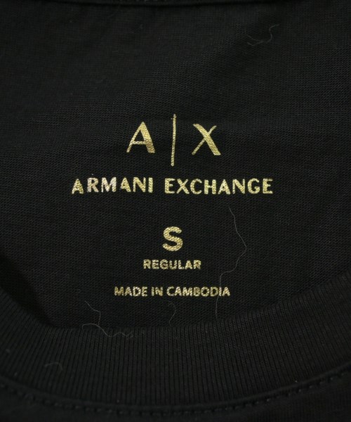 A/X ARMANI EXCHANGE（アルマーニエクスチェンジ）Tシャツ・カットソー 黒 サイズ:S メンズ/2200707720012