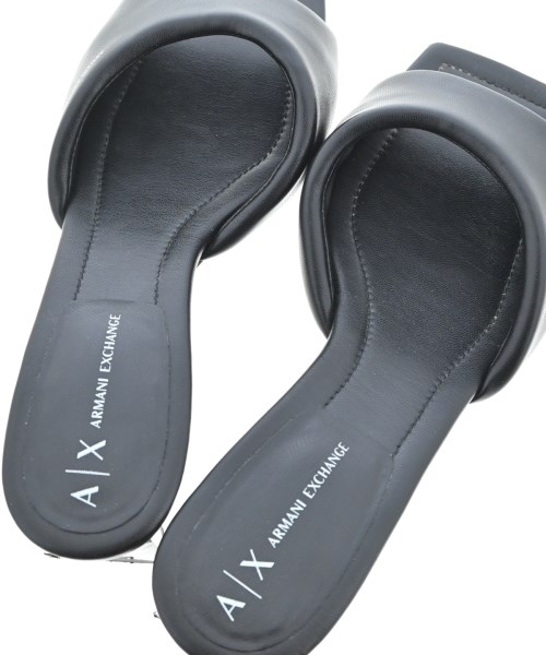 A/X ARMANI EXCHANGE（アルマーニエクスチェンジ）サンダル 黒 サイズ:EU37(23.5cm位) レディース/2200718743116