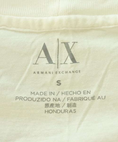 A/X ARMANI EXCHANGE（アルマーニエクスチェンジ）Tシャツ・カットソー 白 サイズ:S レディース/2200703265104