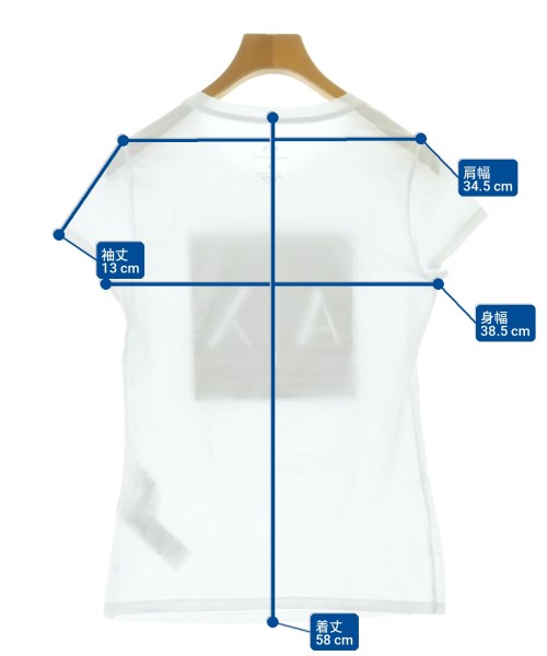 A/X ARMANI EXCHANGE（アルマーニエクスチェンジ）Tシャツ・カットソー 白 サイズ:S レディース/2200704957091