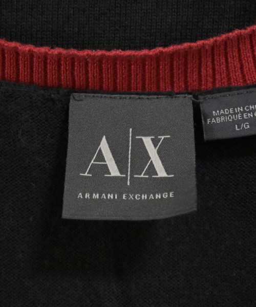 A/X ARMANI EXCHANGE（アルマーニエクスチェンジ）ニット・セーター 黒 サイズ:L メンズ/2200708372043