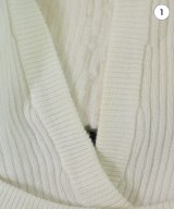 A/X ARMANI EXCHANGE（アルマーニエクスチェンジ）ニット・セーター 白 サイズ:XS レディース/2200708435076