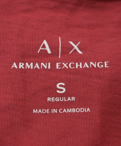 A/X ARMANI EXCHANGE（アルマーニエクスチェンジ）Tシャツ・カットソー 赤 サイズ:S メンズ/2200660196053