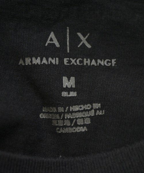 A/X ARMANI EXCHANGE（アルマーニエクスチェンジ）Tシャツ・カットソー 黒 サイズ:M メンズ/2200660196091