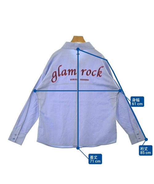 A/X ARMANI EXCHANGE（アルマーニエクスチェンジ）カジュアルシャツ 青 サイズ:M レディース/2200670801039