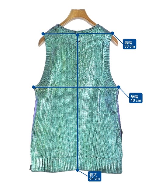 A/X ARMANI EXCHANGE（アルマーニエクスチェンジ）ベスト 緑 サイズ:XS レディース/2200729595117