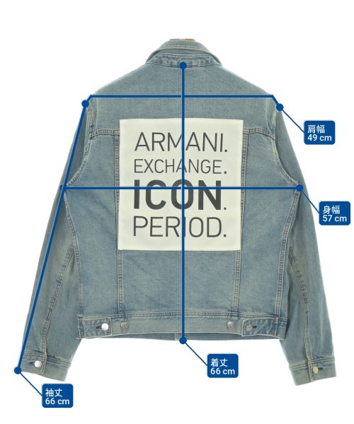 A/X ARMANI EXCHANGE（アルマーニエクスチェンジ）デニムジャケット 青 サイズ:L メンズ/2200729907019