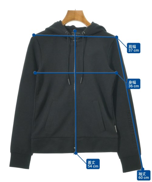 A/X ARMANI EXCHANGE（アルマーニエクスチェンジ）パーカー 黒 サイズ:XS レディース/2200733129049