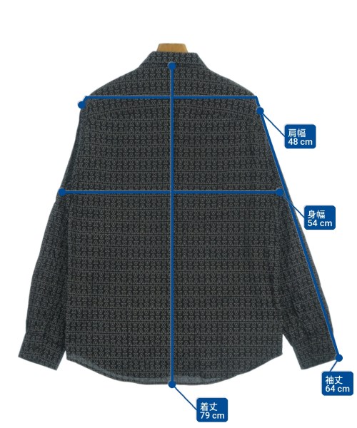 A/X ARMANI EXCHANGE（アルマーニエクスチェンジ）カジュアルシャツ 黒 サイズ:L メンズ/2200723044024