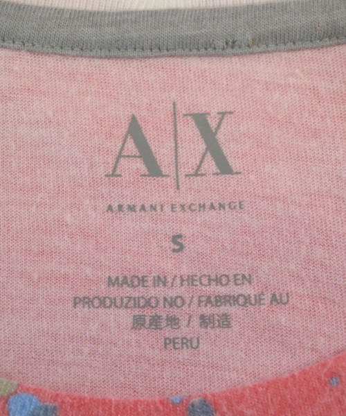 A/X ARMANI EXCHANGE（アルマーニエクスチェンジ）Tシャツ・カットソー ピンク サイズ:S メンズ/2200724188079