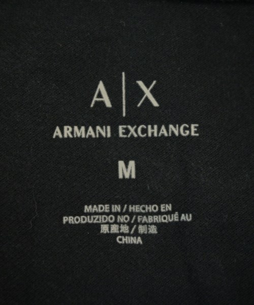 A/X ARMANI EXCHANGE（アルマーニエクスチェンジ）ポロシャツ 黒 サイズ:M メンズ/2200682386142