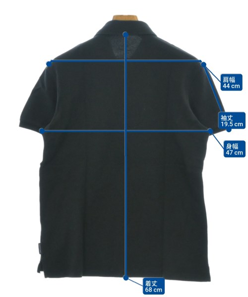A/X ARMANI EXCHANGE（アルマーニエクスチェンジ）ポロシャツ 黒 サイズ:M メンズ/2200682386142