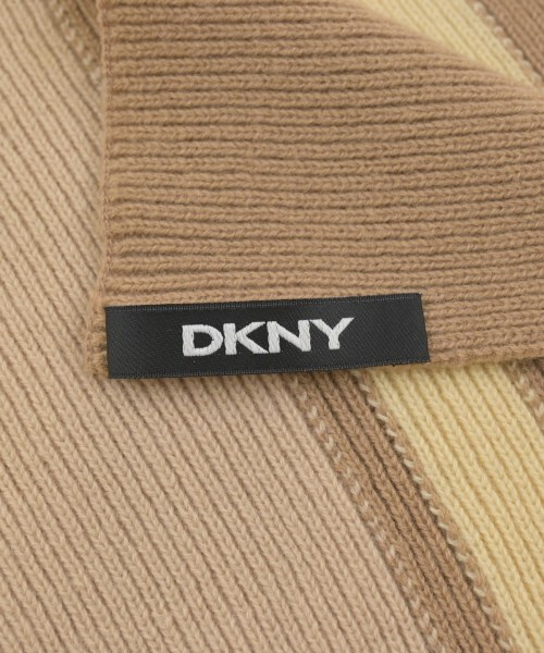 DKNY（ディーケーエヌワイ）マフラー ベージュ サイズ:- レディース/2200624471141
