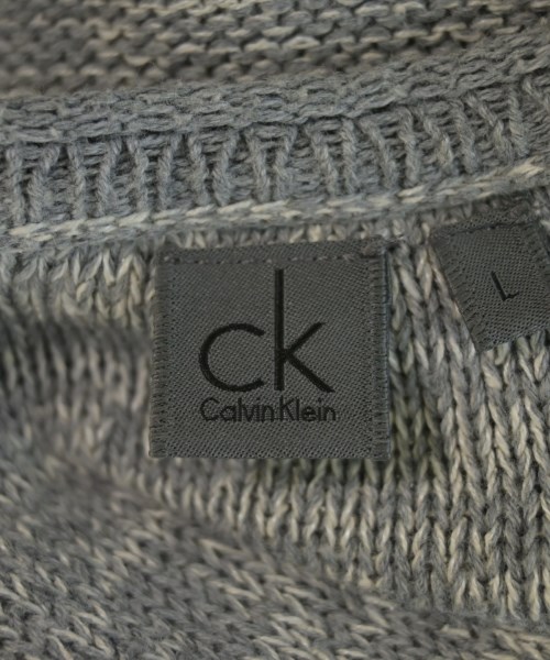 Calvin Klein C.K（カルバン　クライン　シーケー）ニット・セーター グレー サイズ:L メンズ/2200725084073
