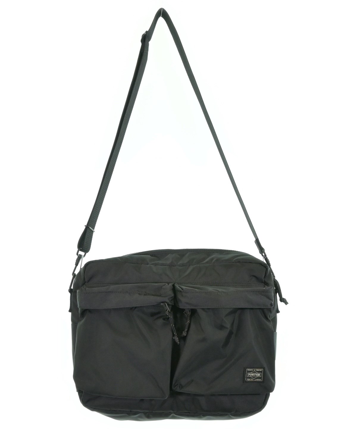 PORTER ブラック ショルダーバッグ 中型 PORTER ブラック ショルダー 