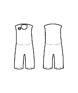 archi（アーキ）オールインワン/サロペット 黒 サイズ:M レディース/2200674234093