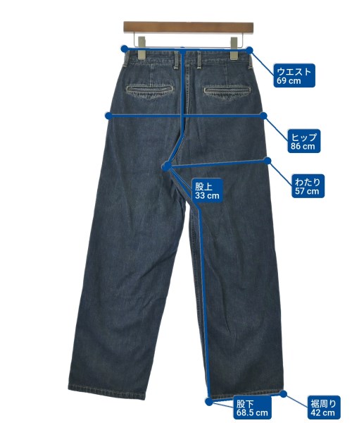 archi（アーキ）デニムパンツ 紺 サイズ:XS レディース/2200672876059