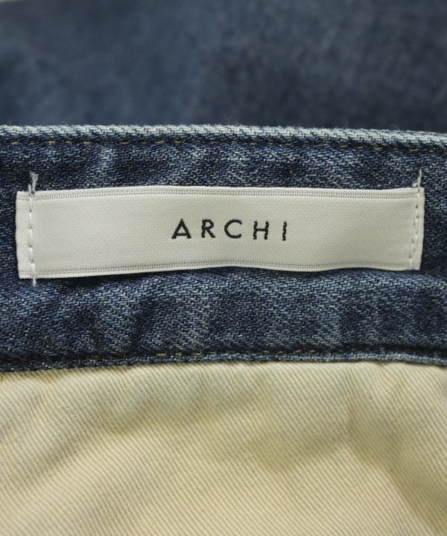 archi（アーキ）デニムパンツ 青 サイズ:S レディース/2200656899012