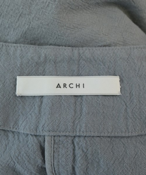 archi（アーキ）ノーカラージャケット グレー サイズ:-(M位) レディース/2200706820058