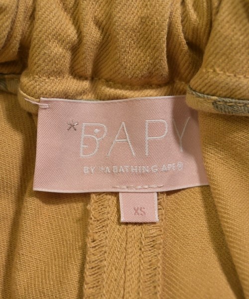 BAPY（ベイピー）ひざ丈スカート 黄 サイズ:XS レディース/2200650659032