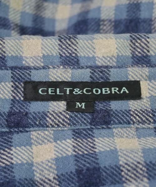 CELT&COBRA（ケルトアンドコブラ）カジュアルシャツ 青 サイズ:M メンズ/2200643737013