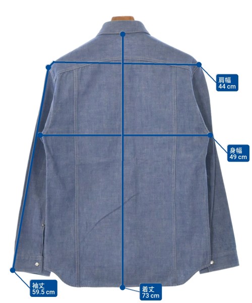 CELT&COBRA（ケルトアンドコブラ）カジュアルシャツ 青 サイズ:M メンズ/2200643737068