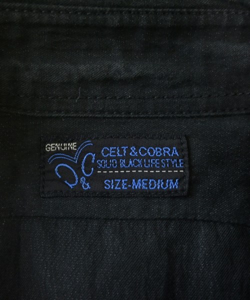 CELT&COBRA（ケルトアンドコブラ）カジュアルシャツ 黒 サイズ:M メンズ/2200643737075