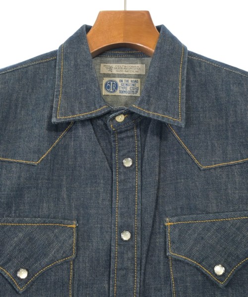 CELT&COBRA（ケルトアンドコブラ）カジュアルシャツ 紺 サイズ:M メンズ/2200643737150