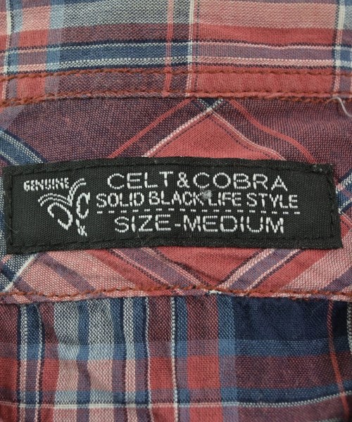 CELT&COBRA（ケルトアンドコブラ）カジュアルシャツ 赤 サイズ:M メンズ/2200648299066
