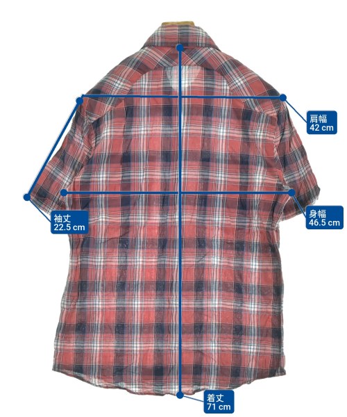 CELT&COBRA（ケルトアンドコブラ）カジュアルシャツ 赤 サイズ:M メンズ/2200648299066