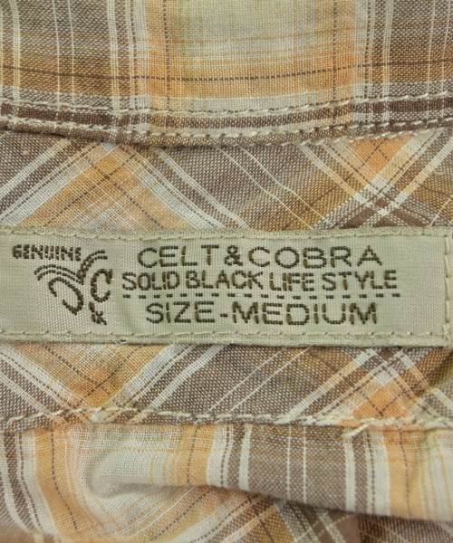 CELT&COBRA（ケルトアンドコブラ）カジュアルシャツ 茶 サイズ:M メンズ/2200648299103